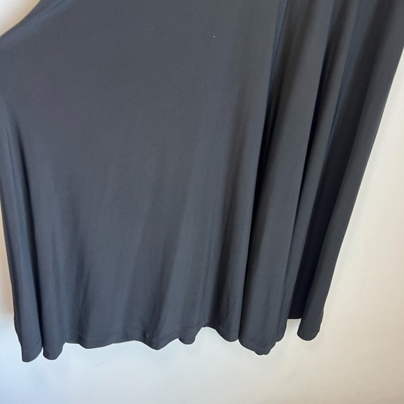 Chaps Malibu A-Line Midi Dress Black Sleeveless V-Neck Halter NEW  Women's Large - Picture 12 of 14